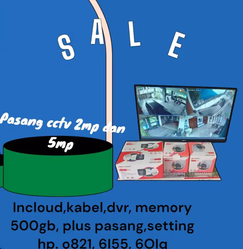 Cctv hikvision sale promo, service