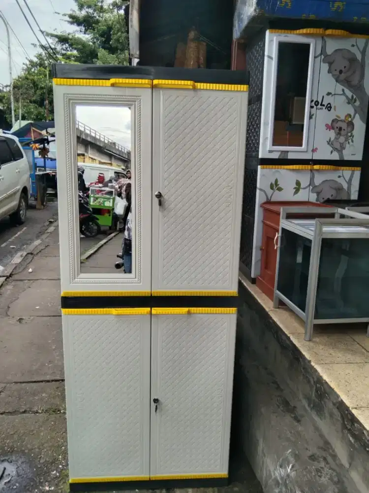 (MURAH) LEMARI PAKAIAN PLASTIK NAIBA AKKAKO UKURAN JUMBO