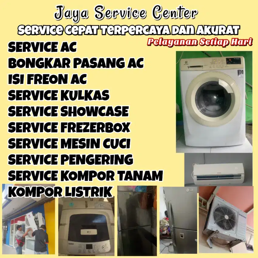 Service AC Kulkas Frezer Servis Mesin Cuci Bongkar Pasang AC Wonoayu