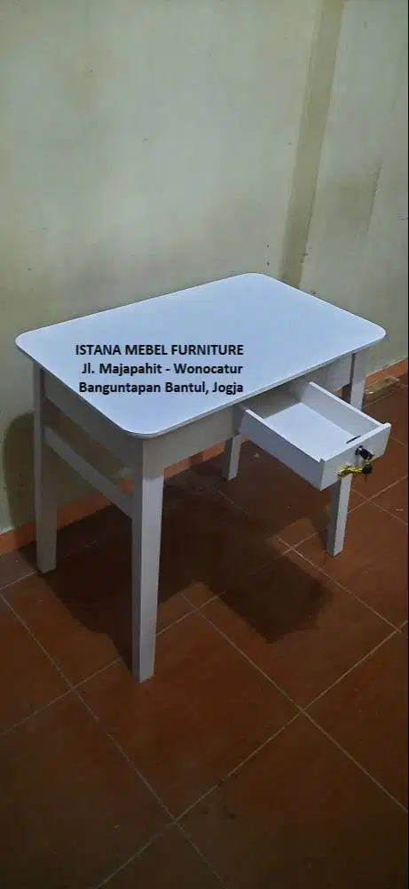 Meja Laci Komputer Kerja Kantor Belajar Tulis Kasir Kost Kos Kayu #GP