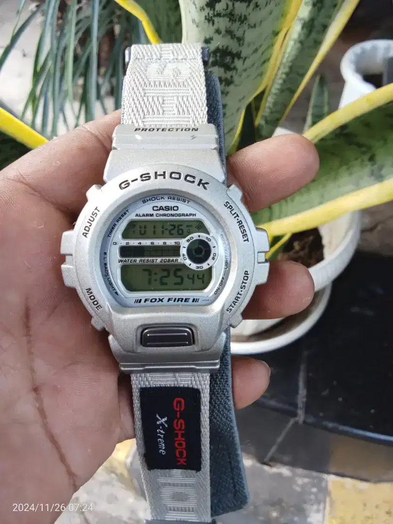 Jam g shock x treme (1449) DW-6900 vintage tahun 1995 original