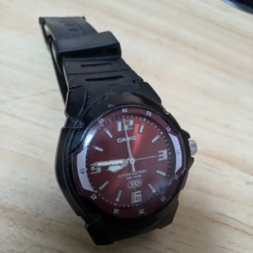 jam tangan Casio original MW600 HD 10 Year battery, analog