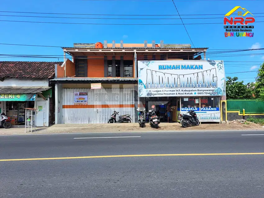 Dijual 2 Unit Ruko Strategis 2 Lantai di Jl. S. Parman - Banyuwangi