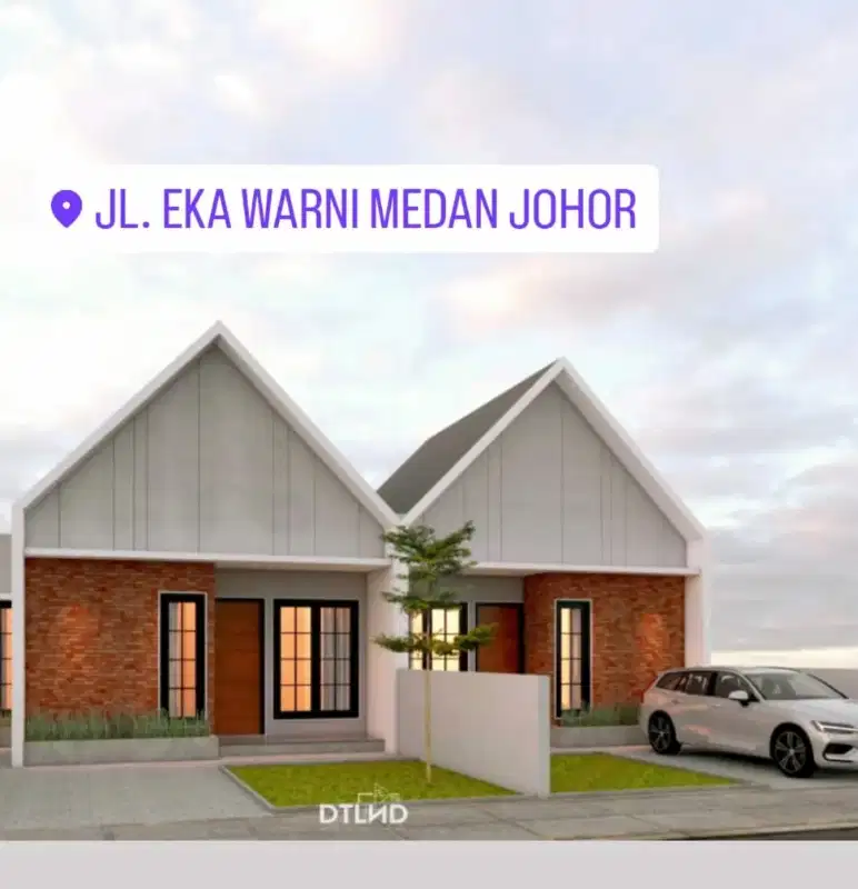 Rumah Murah & Cantik Kualitas Terbaik di Medan Johor