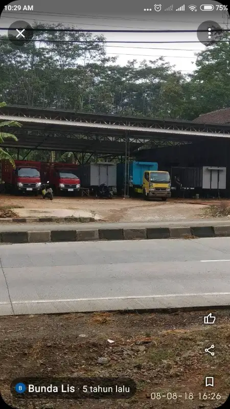 tanah darat padat keras di Pantura batang