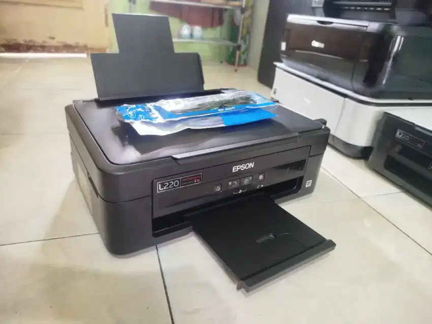 Printer Epson L220 ink tenk 3in1 print scan copy include kabel