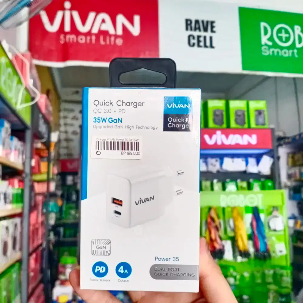 Charger VIVAN Power 35 3A 35W (Rave Cell Sako)