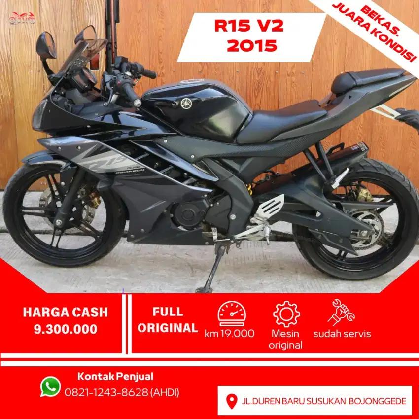 YAMAHA R15 V2 2015 SS LENGKAP TERMURAH PART FULL ORI