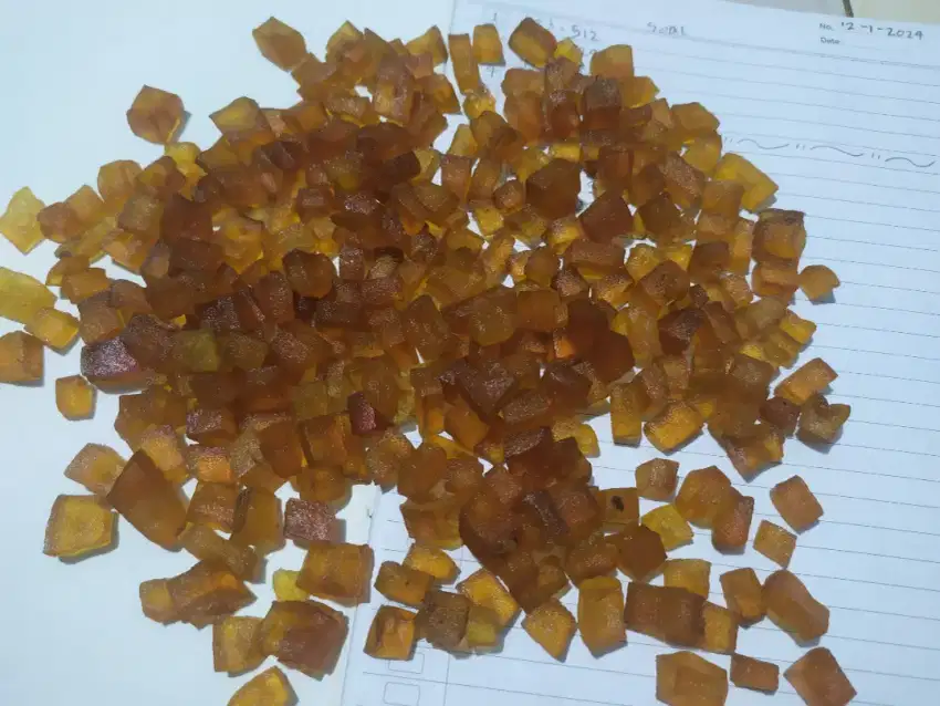Kerupuk kulit sapi mentah ada rasa 1kg potongan kecil