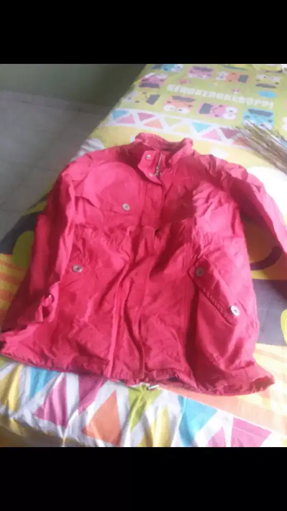 Jacket bosini merah