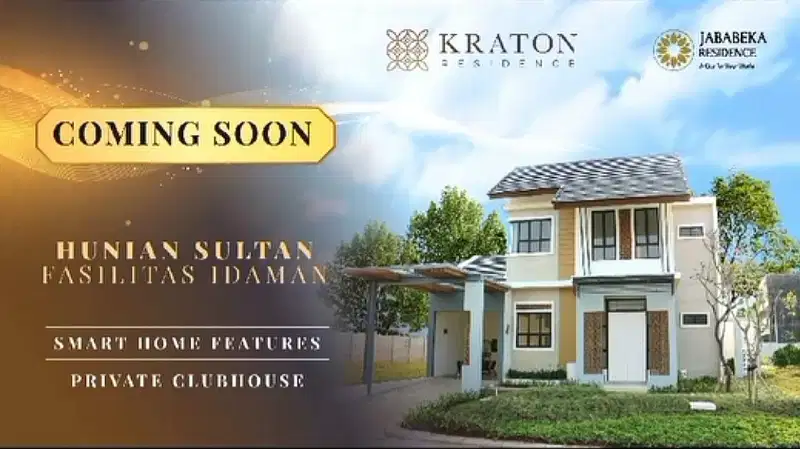 Rumah Tipe Sultan Cluster Kraton Jababeka Residence