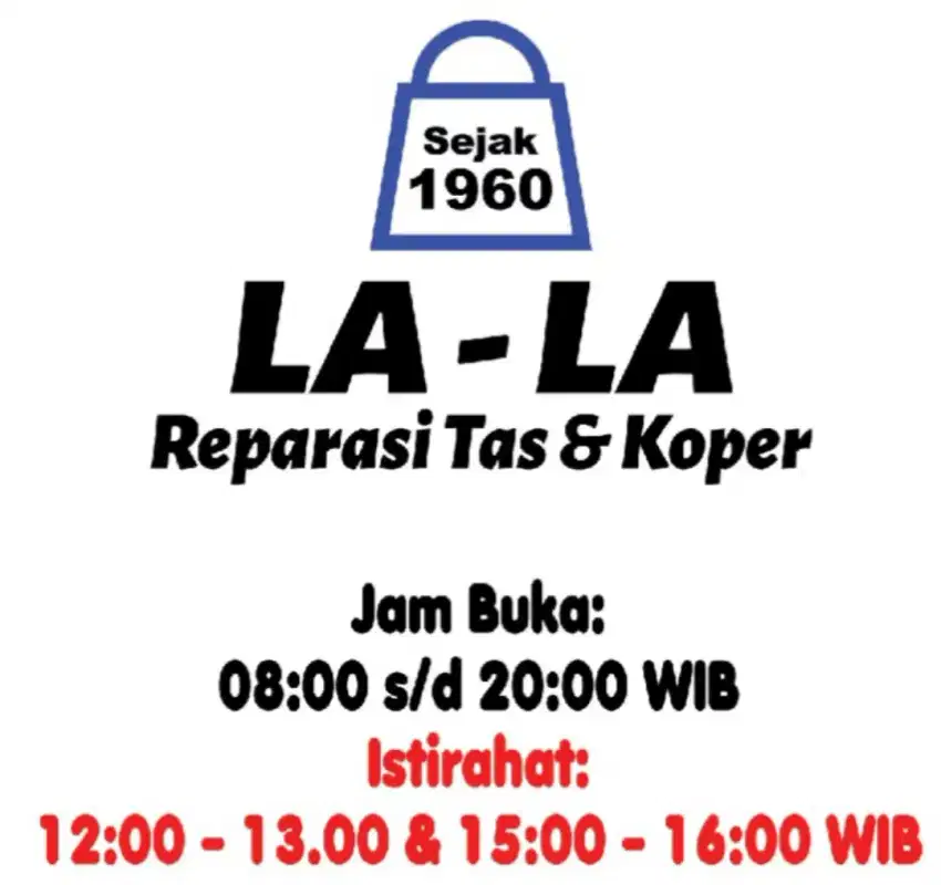 Lala Reparasi  servis tas & koper sejak tahun 1960