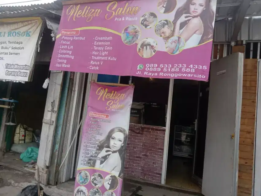 Alat make up & semua peralatan salon