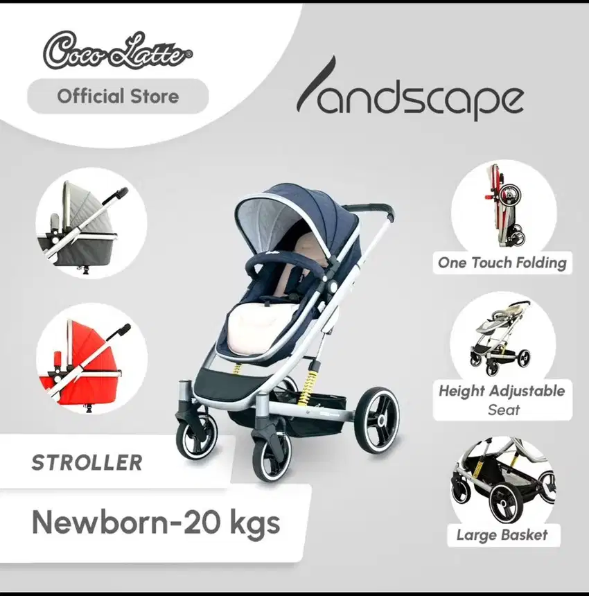 Stroller cocolatte landscape bekas