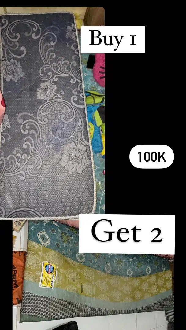 Kasur single bed dapat 3 kasur 100k!!