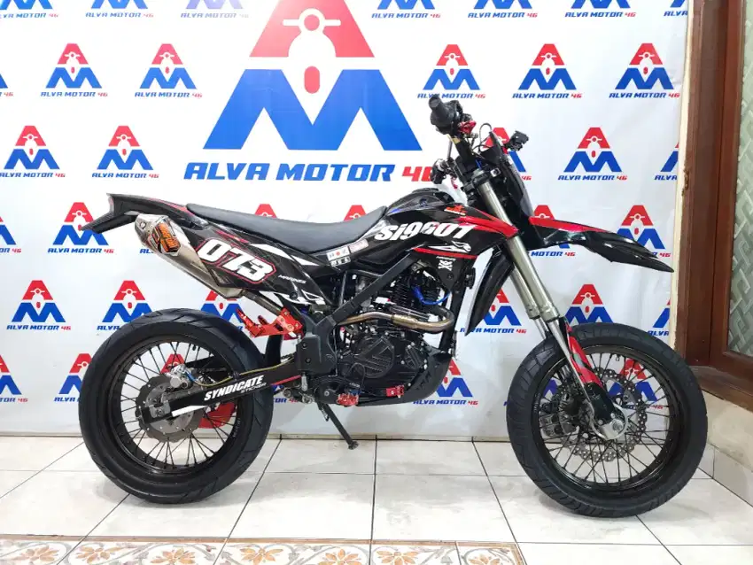 KAWASAKI D TRACKER TH 2019 FULL MODIF SUPER MOTO BANYAK BONUS NYA