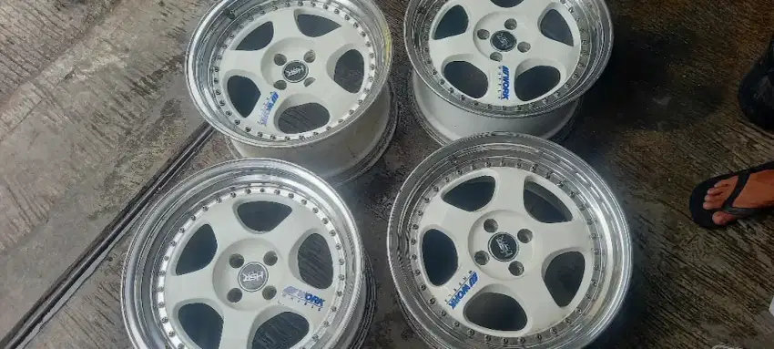 Jual veleg work r17 4x100 lebar 8,5 9,5 et 20 veleg mulus