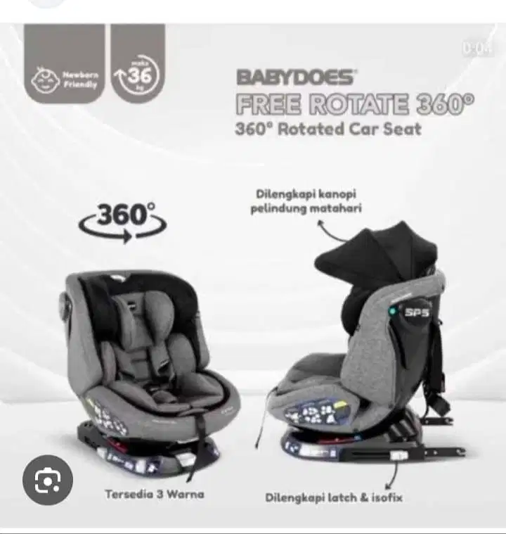 Car Seat Baby Does Free  Rotate 360