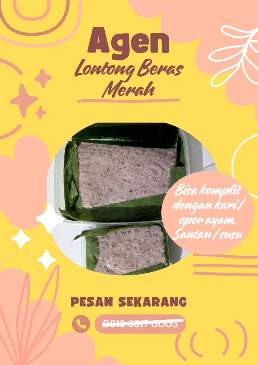 Jual Lontong Beras Merah