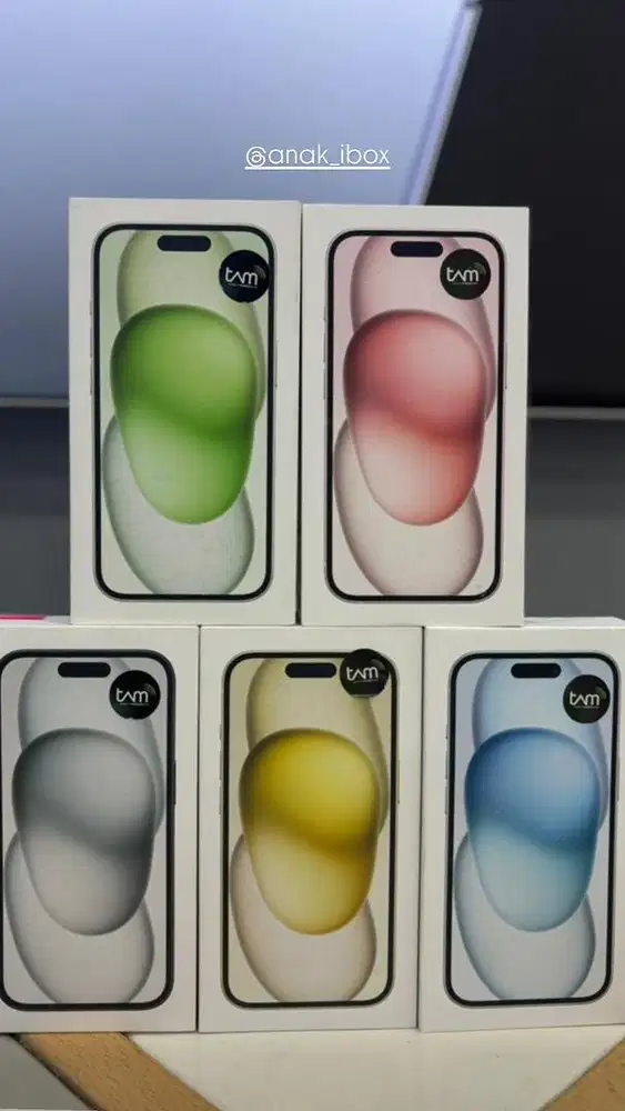 Baru iphone 15 pink 128 ibox