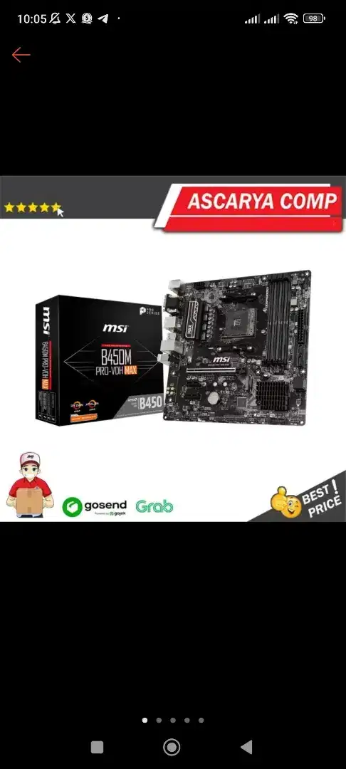 MOTHERBOARD B450M PRO-VDH MAX