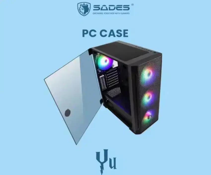 Casing Pc Gaming Sades Yu Baru