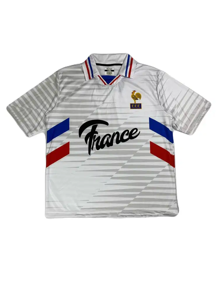 Esha Jersey Premium FRANCE Oversize Band Sepak Bola Kaos Badminton