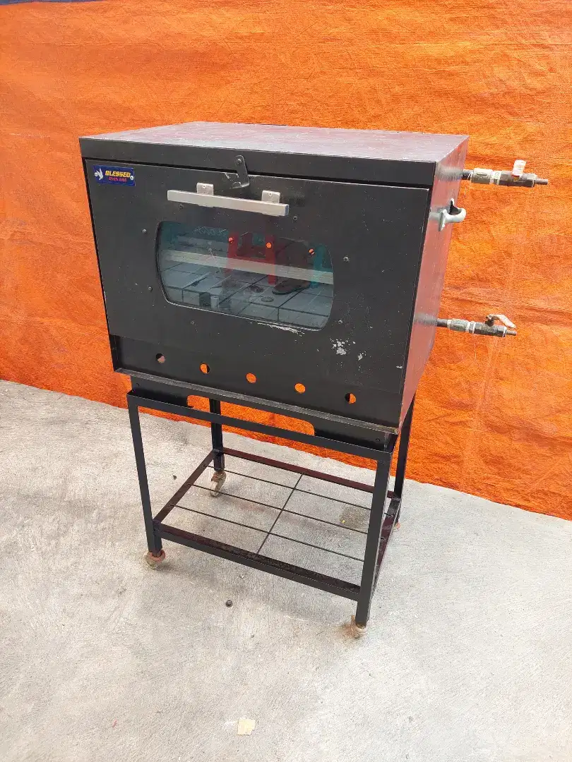 Oven gas alumunium + rak