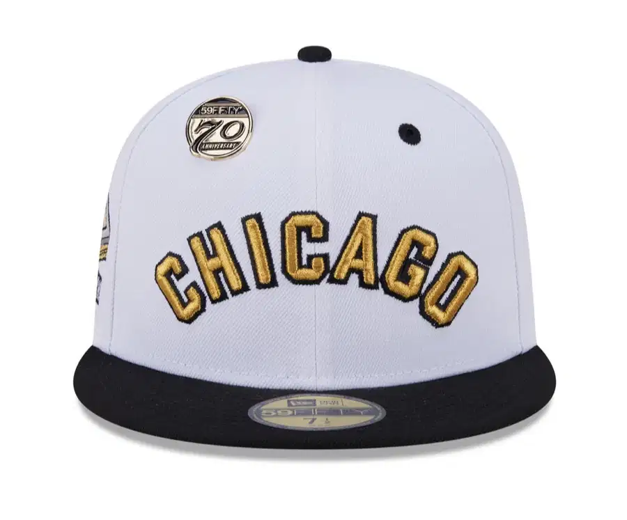Topi New Era 59Fifty Day 70th Anniversary Chicago White Sox White 5950