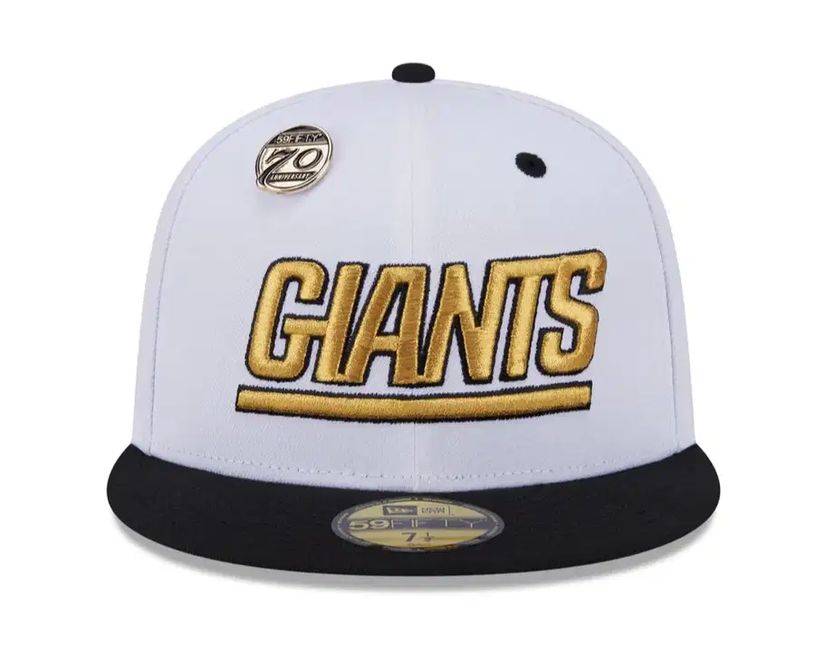 Topi New Era 59Fifty Day 70th Anniversary New York Giants White 5950