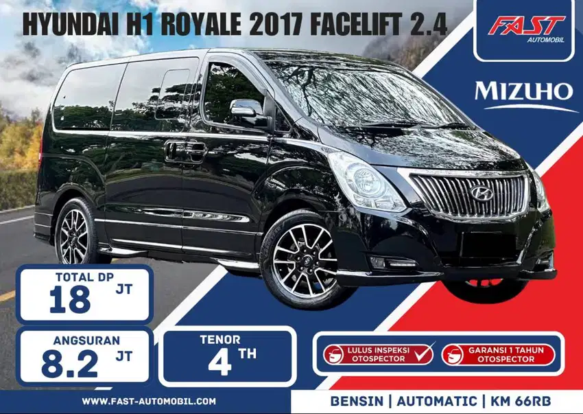 DP 18JT HYUNDAI H1 ROYALE 2017 FACELIFT 2.4 BENSIN LOW KM.66RB #F7ST