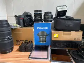 Sepaket Nikon D750 lensa dan filter