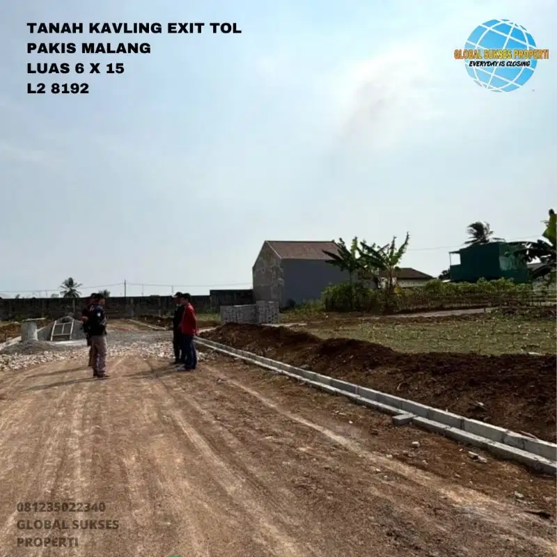 TANAH KAVLING SIAP BANGUN HARGA BAGUS DI GONDANGLEGI KABUPATEN MALANG.