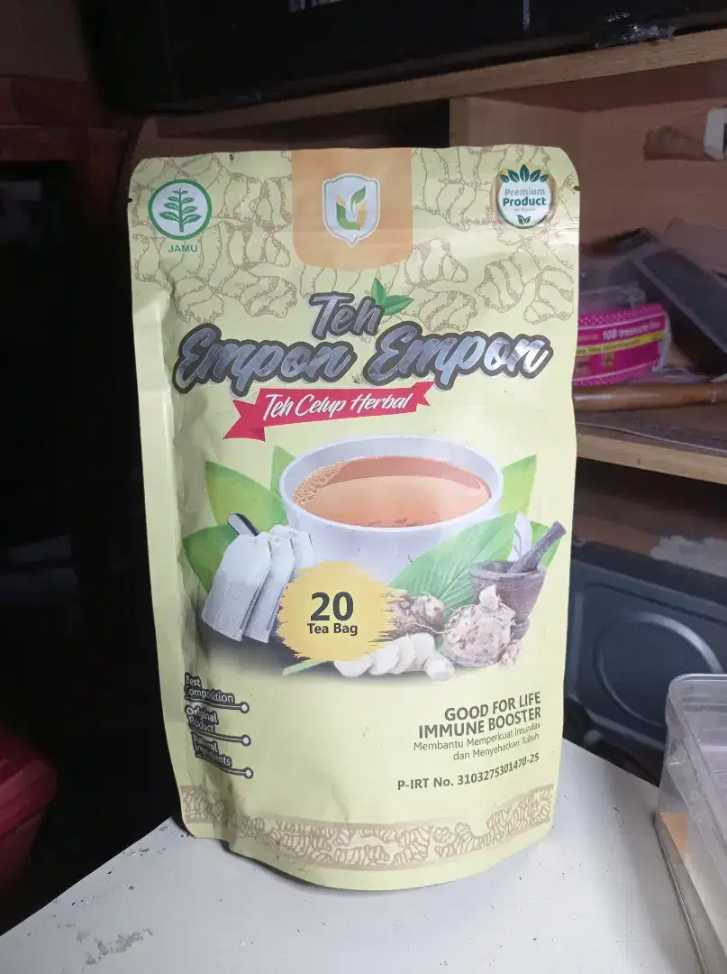 Teh Celup Empon Empon isi 20 tea bag Penguat Imunitas Alami