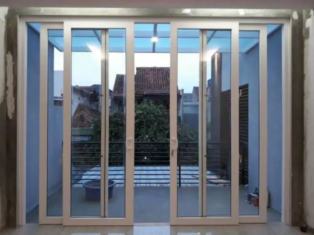 Pintu Sliding Jendela Geser Aluminium Tebal