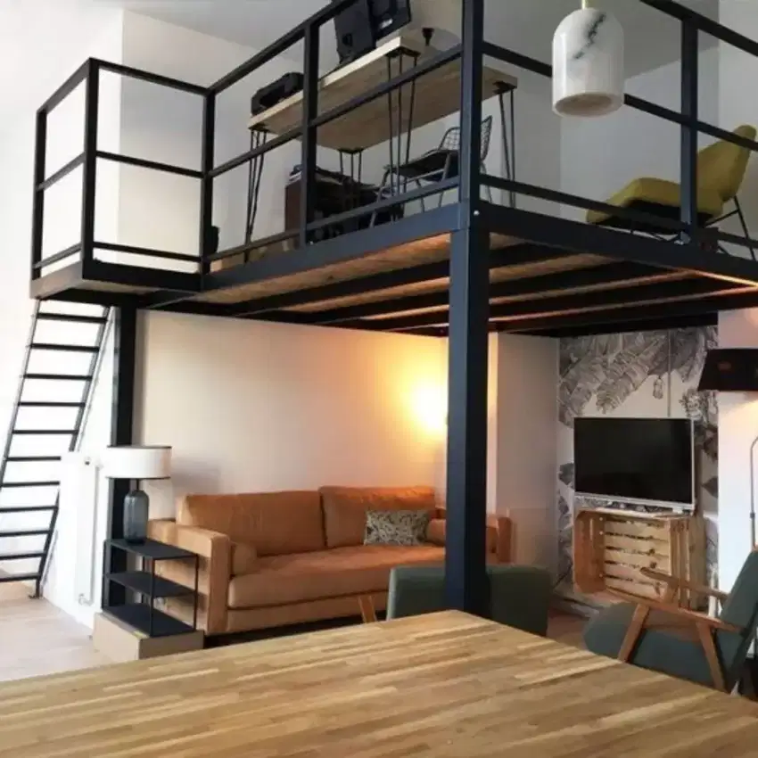 Mezzanine minimalis modern terbaru bergeransi