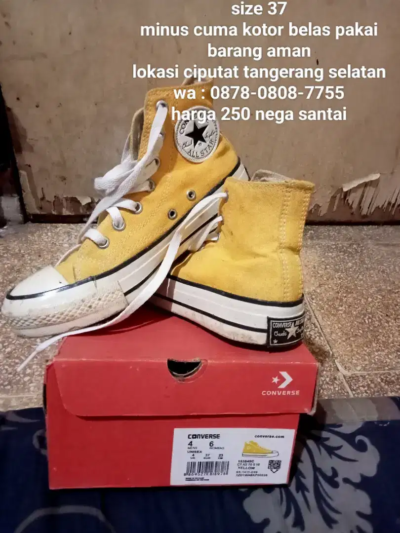 sepatu converse size 37