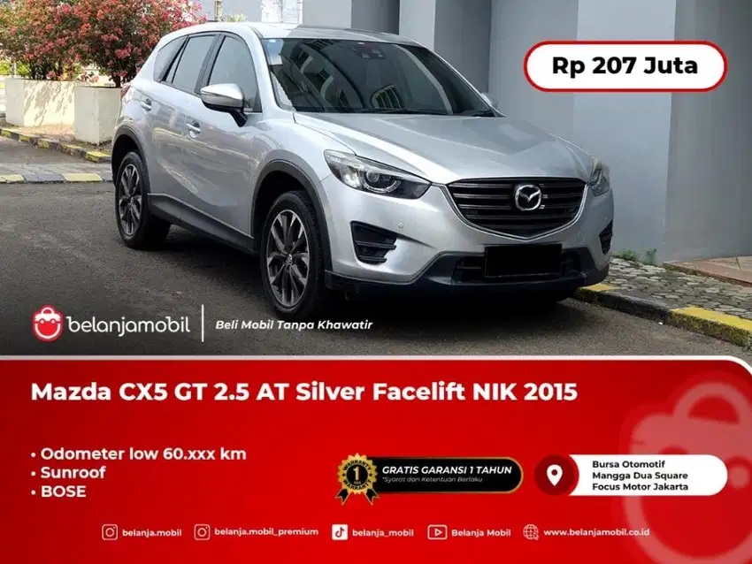 [ SUNROOF ] Mazda CX5 CX-5 CX 5 GT 2.5 AT Silver Bose 2015/2016