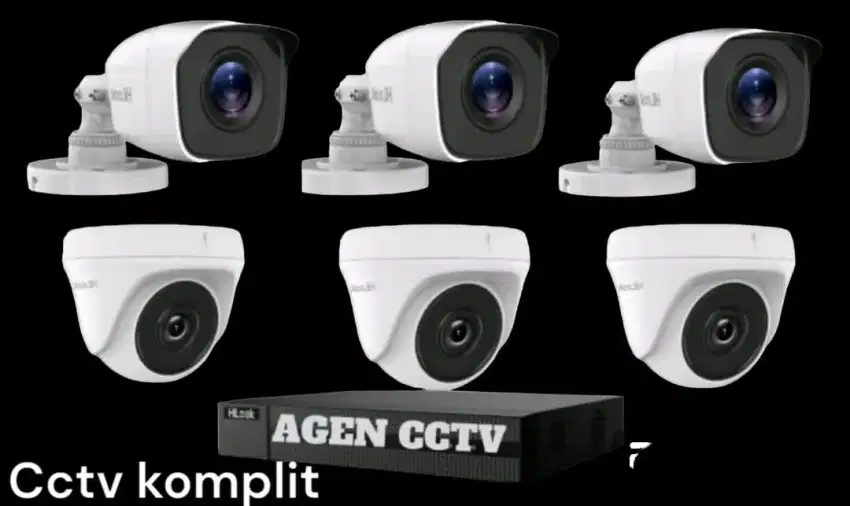 Cctv hikvision sudah komplit