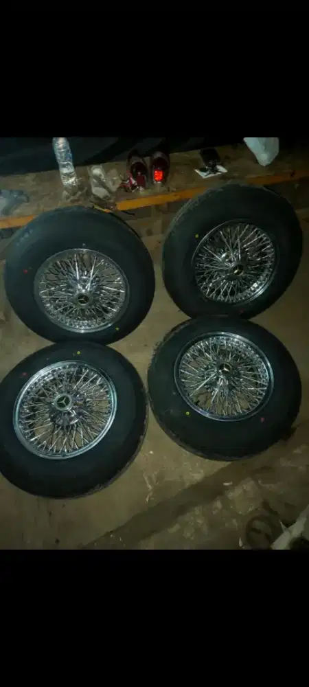 wire wheel ring 15 baut 5 +Ban Baru