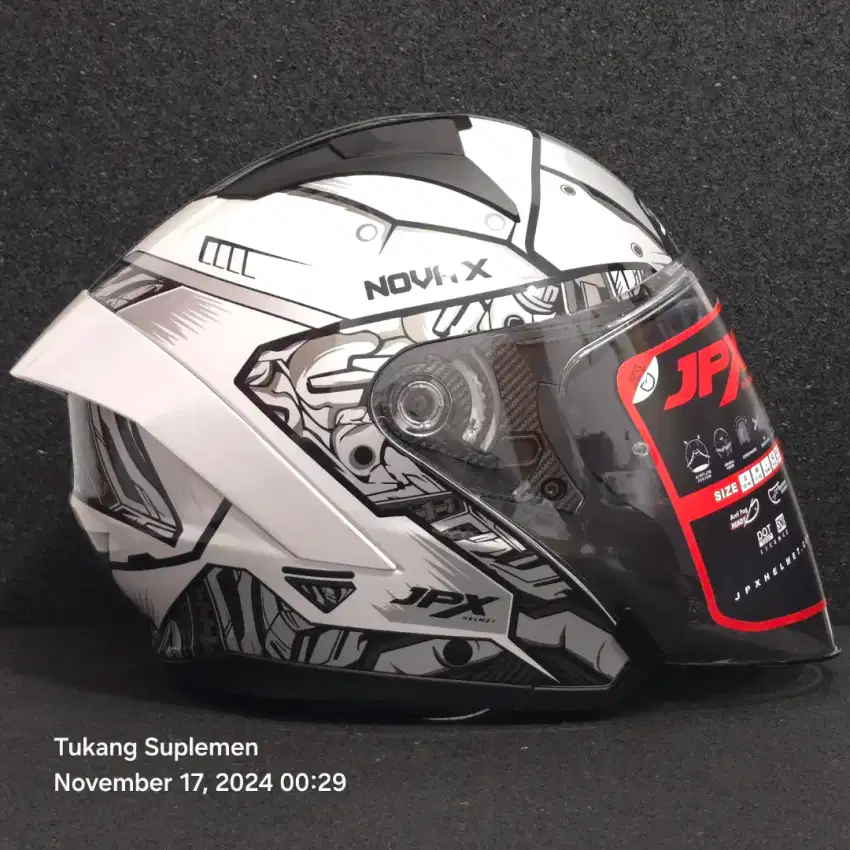 Helm Half Face JPX Nova X V2 N2 Size XL Istimewa