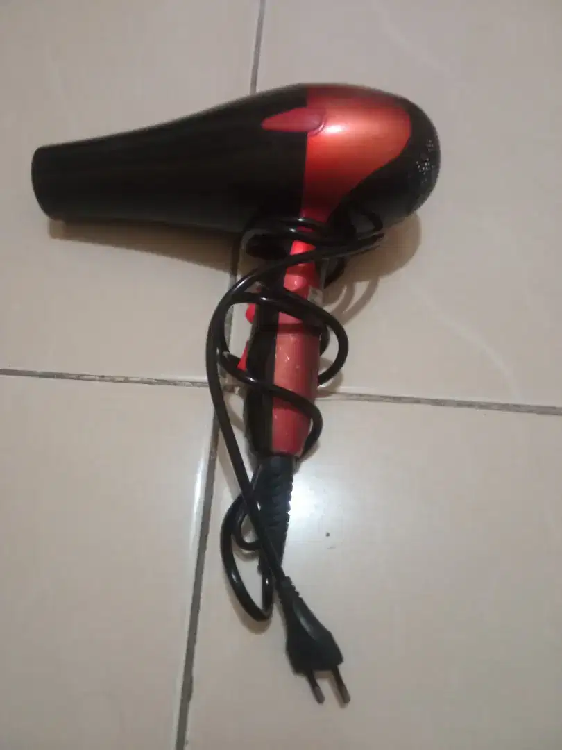 Jual cepat hairdryer warna merah