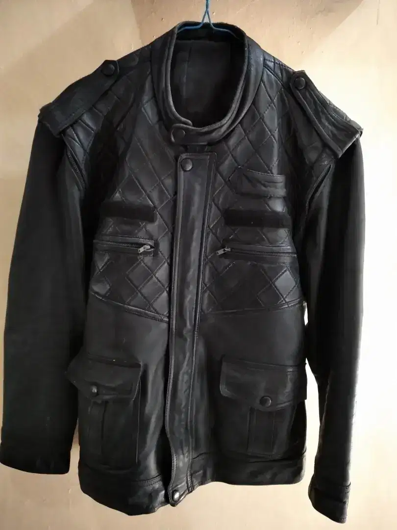 Jaket kulit asli