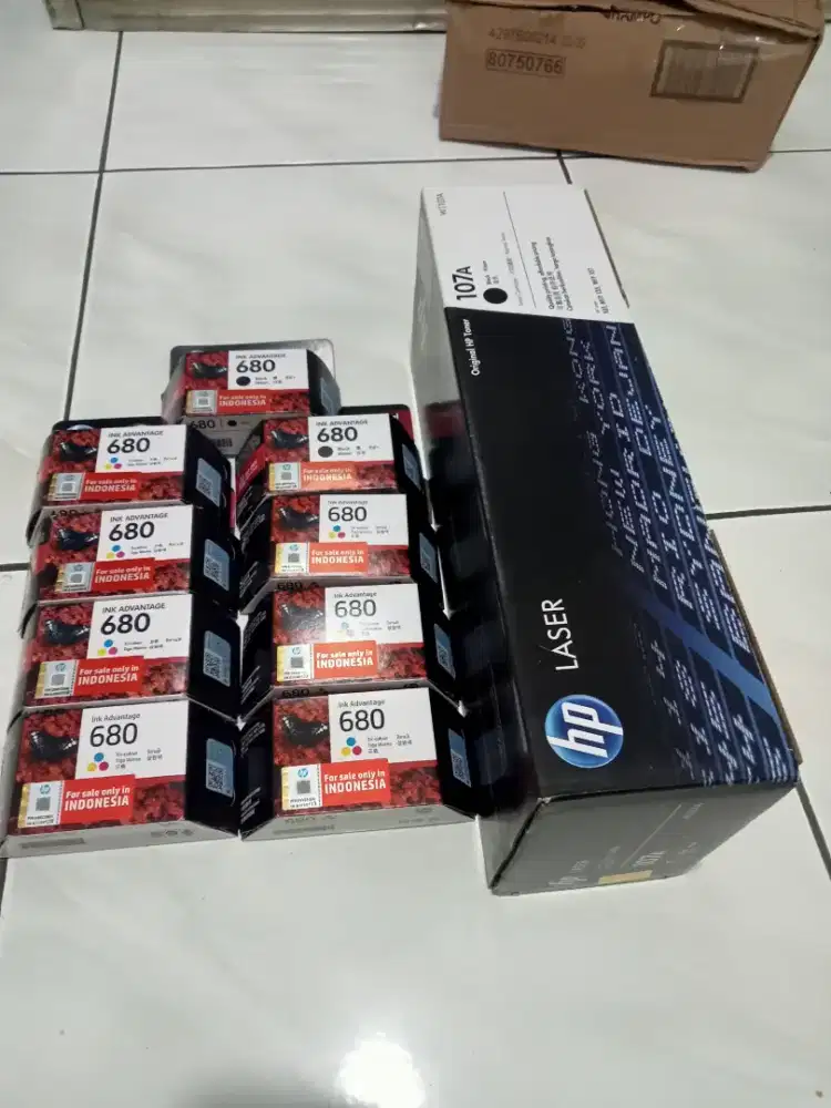 Tinta cartridge dan toner laserjet buat printer