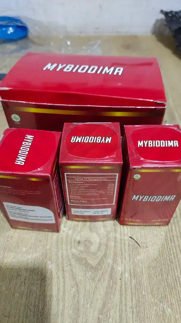 PIL AJAIB MYBIO DIMA Herbal Alami Ori Obat Tulang Sendi Syaraf Kejepit