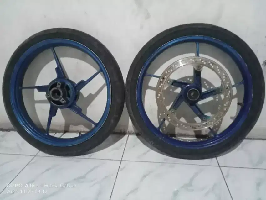 VELG SATRIA FU ORIGINAL 1set +Ban