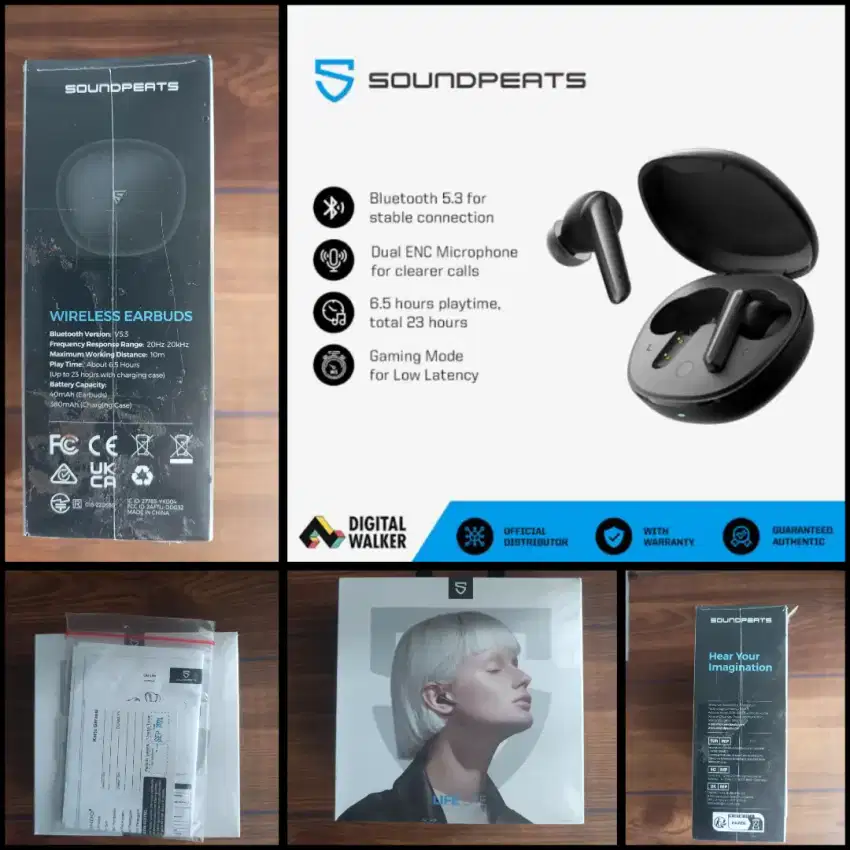 Jual Cepat TWS SoundPeats Life Lite (Baru)