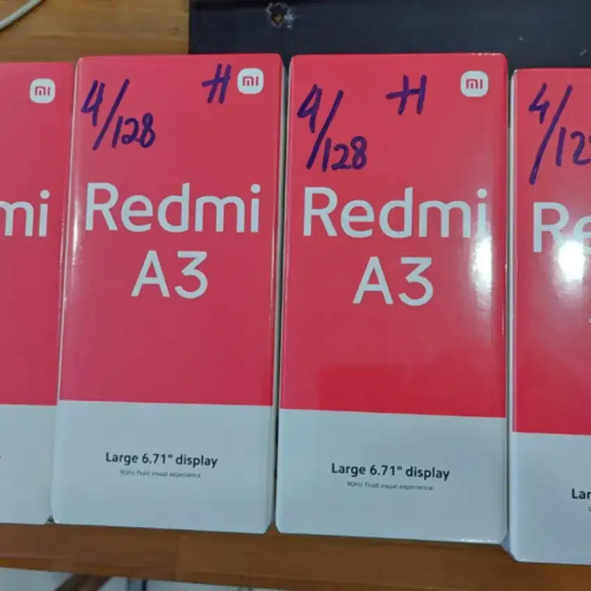 PROMO !!! CUMA 1 JUTAAN REDMI A3 RAM 4GB+4GB/128GB BISA COD