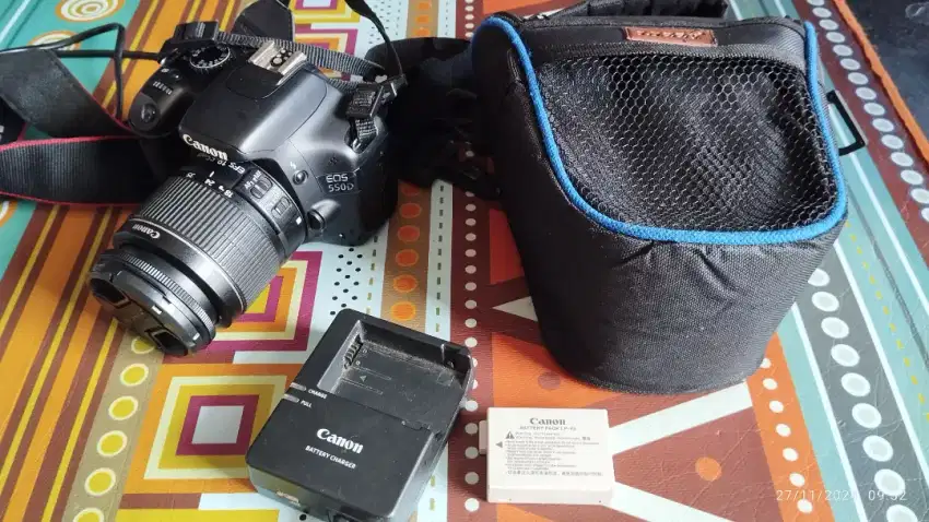 canon eos 550d kit 18-55 is ii