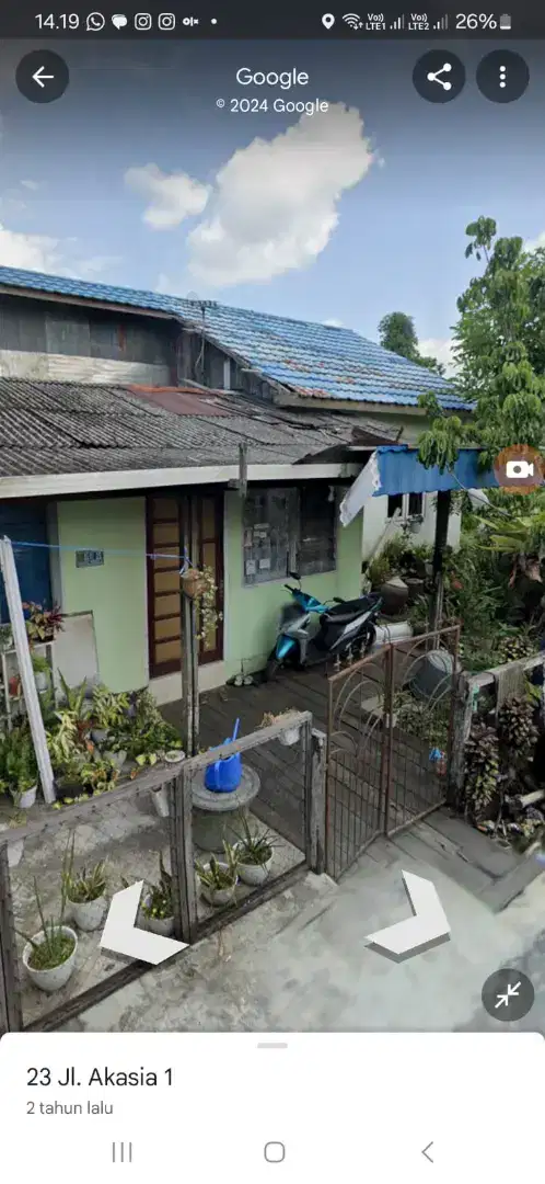 D jual rumah komplek akasia perumnas kayu tangi